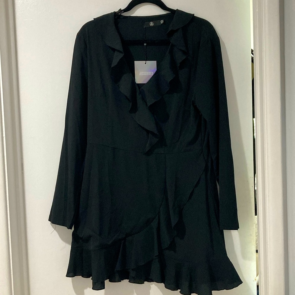 Missguided Black dress size 10 NWT
